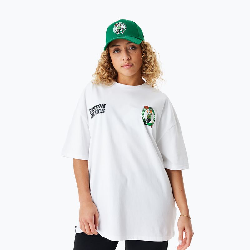 Мъжки New Era NBA Large Graphic BP OS Tee Boston Celtics white 2
