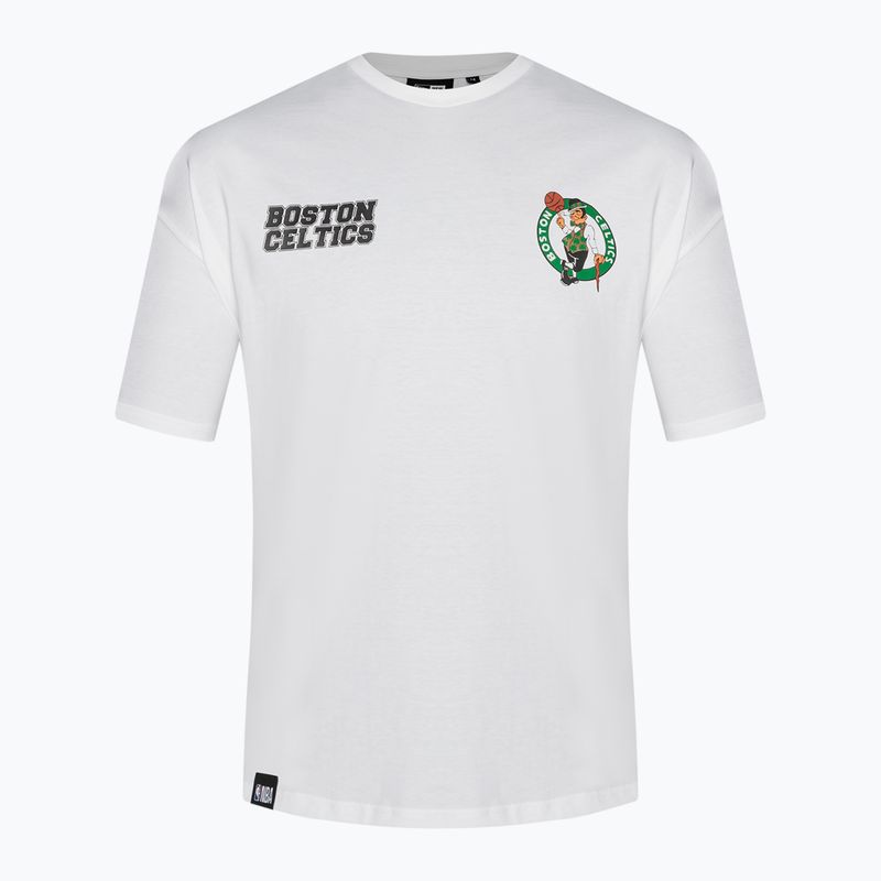 Мъжки New Era NBA Large Graphic BP OS Tee Boston Celtics white 8