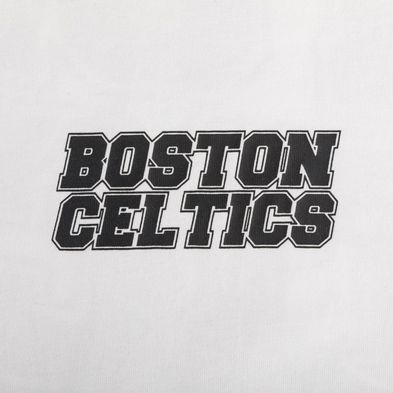 Мъжки New Era NBA Large Graphic BP OS Tee Boston Celtics white 10