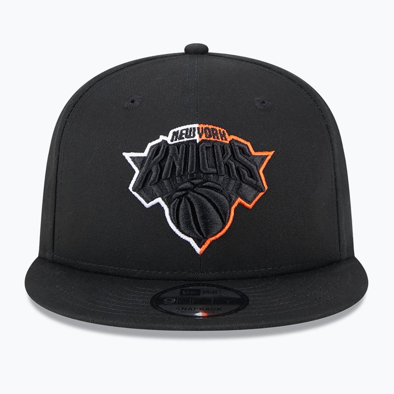 New Era Split Logo 9Fifty New York Knicks шапка черна 3