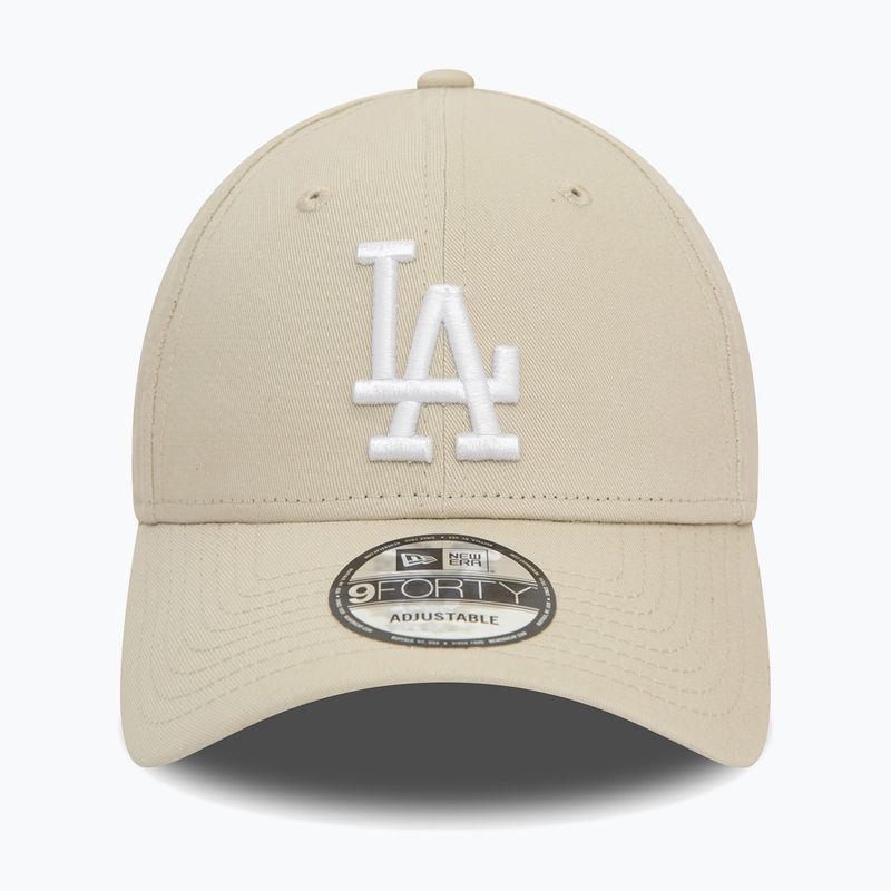 Мъжка бейзболна шапка New Era Side Patch 9Forty Los Angeles Dodgers light beige 2