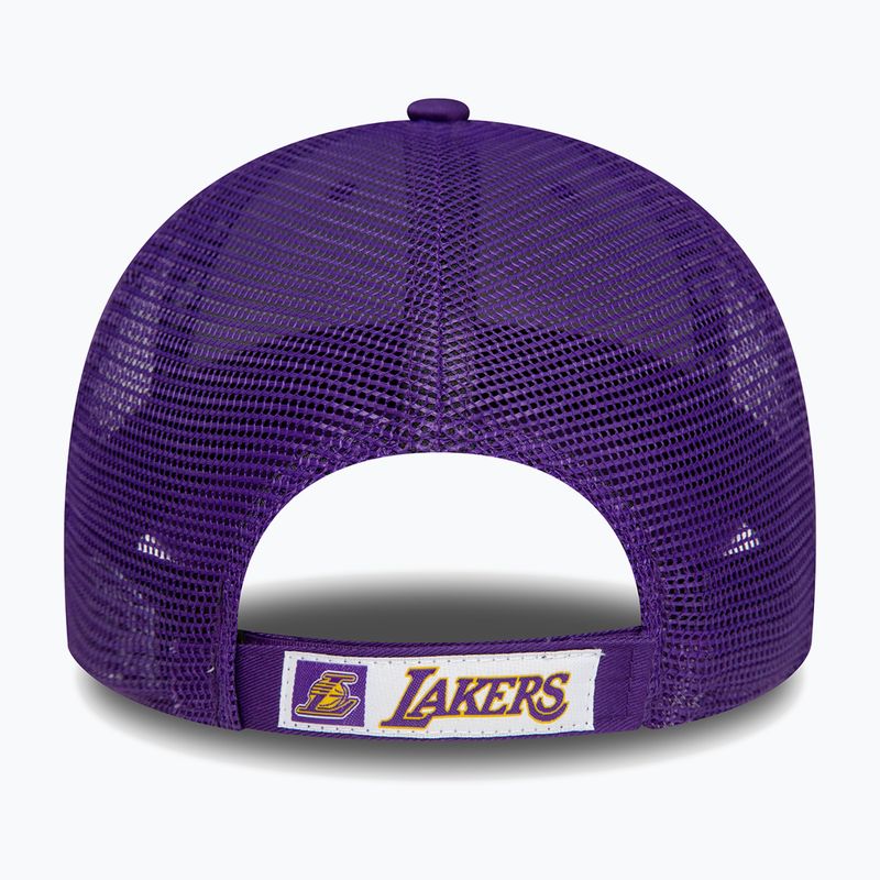 Мъжка бейзболна шапка New Era Home Field 9Forty Trucker Los Angeles Lakers purple 4