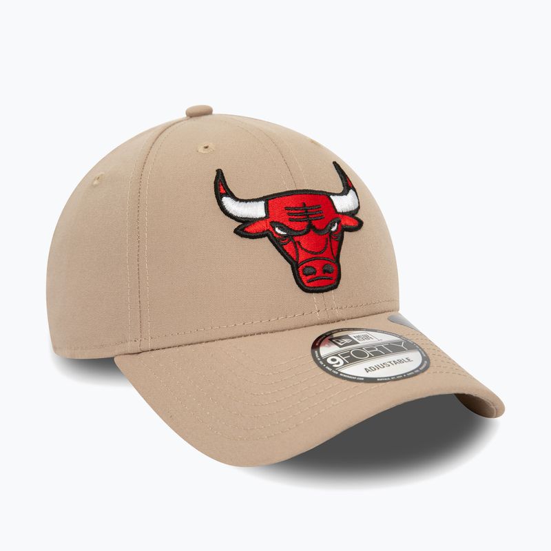 Мъжка бейзболна шапка New Era Repreve 9Forty Chicago Bulls pastel brown 3