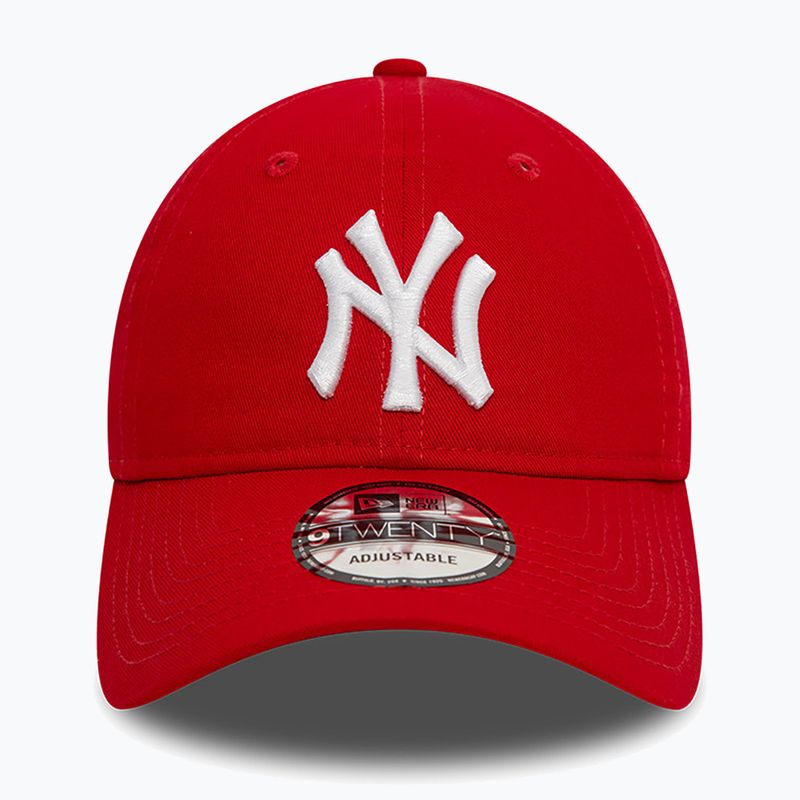 New Era League Essential 9Twenty New York Yankees бейзболна шапка червена 3