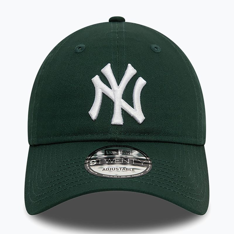 New Era League Essential 9Twenty New York Yankees бейзболна шапка тъмнозелена 2
