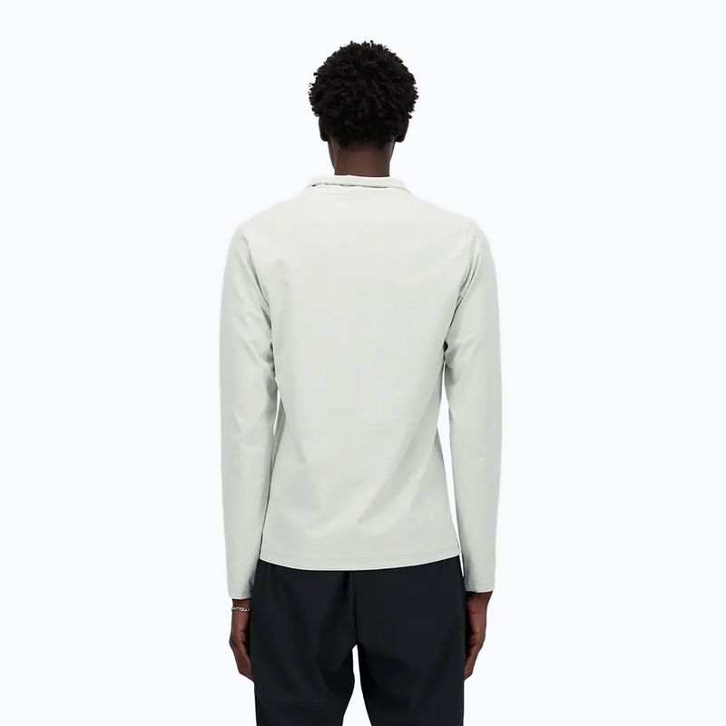 Мъжки суитшърт за бягане New Balance Space Dye 1/4 Zip grey 3