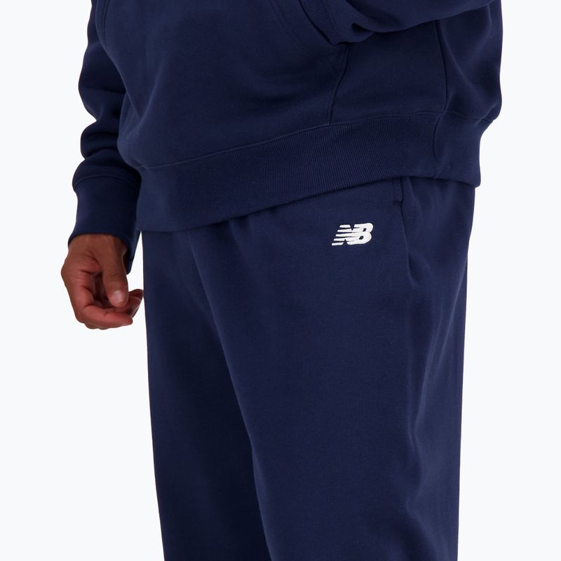 Мъжки панталони New Balance French Terry Jogger nb navy 4