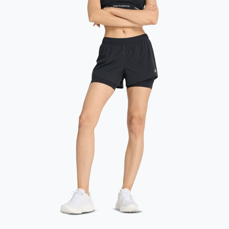 Дамски къси панталони New Balance 2IN1 3" black