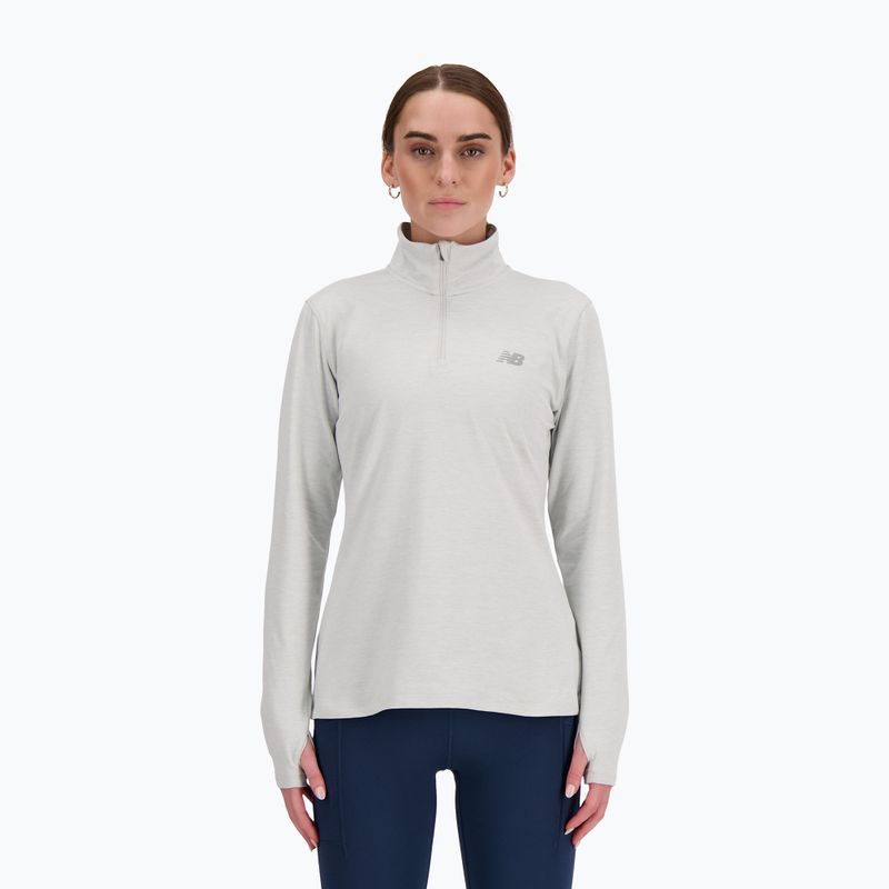 Дамски суитшърт за бягане New Balance Sport Essentials Space Dye ashheath