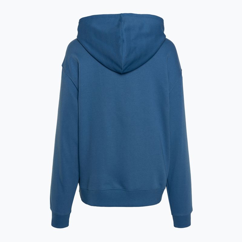 New Balance French Terry Stacked Logo Hoodie за жени blueagat 6