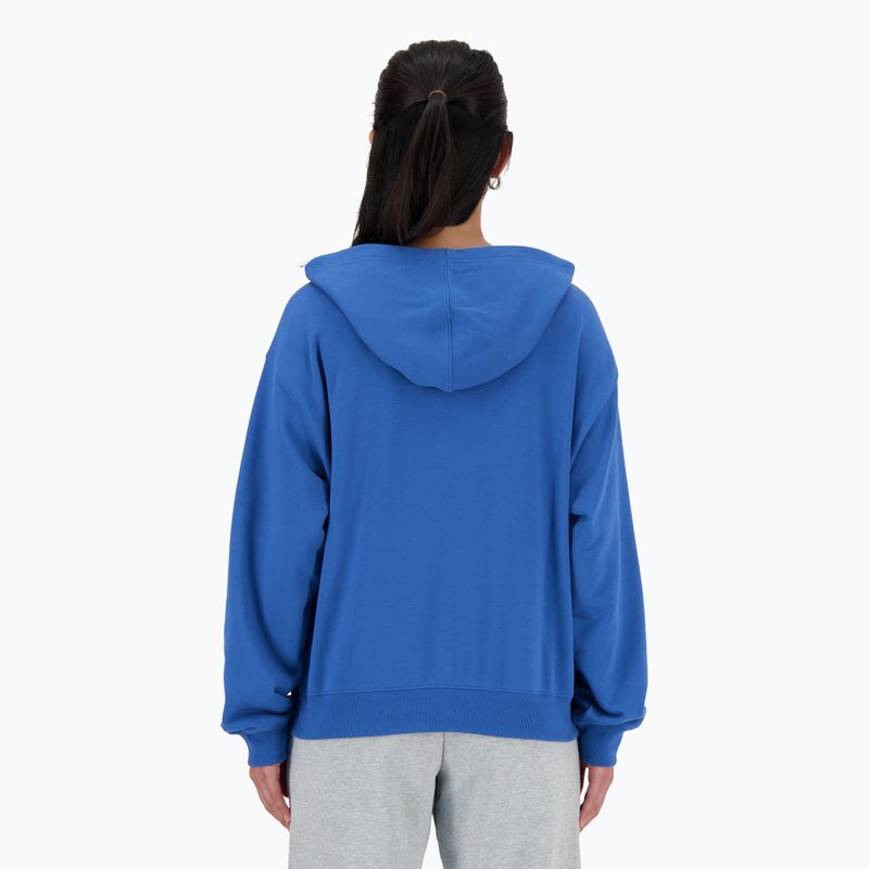 New Balance French Terry Stacked Logo Hoodie за жени blueagat 3