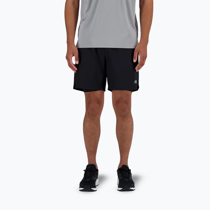 Мъжки шорти New Balance AC Seamless 7" black