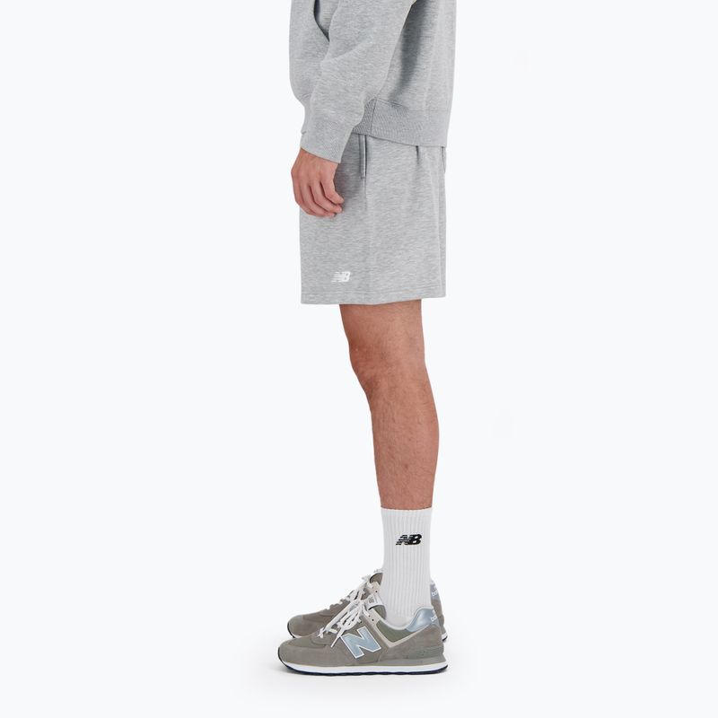 Мъжки New Balance French Terry Short athletic grey 3