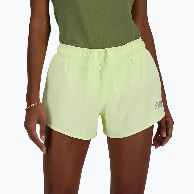 Дамски къси панталони за бягане New Balance RC Seamless 3 Inch lime light 6