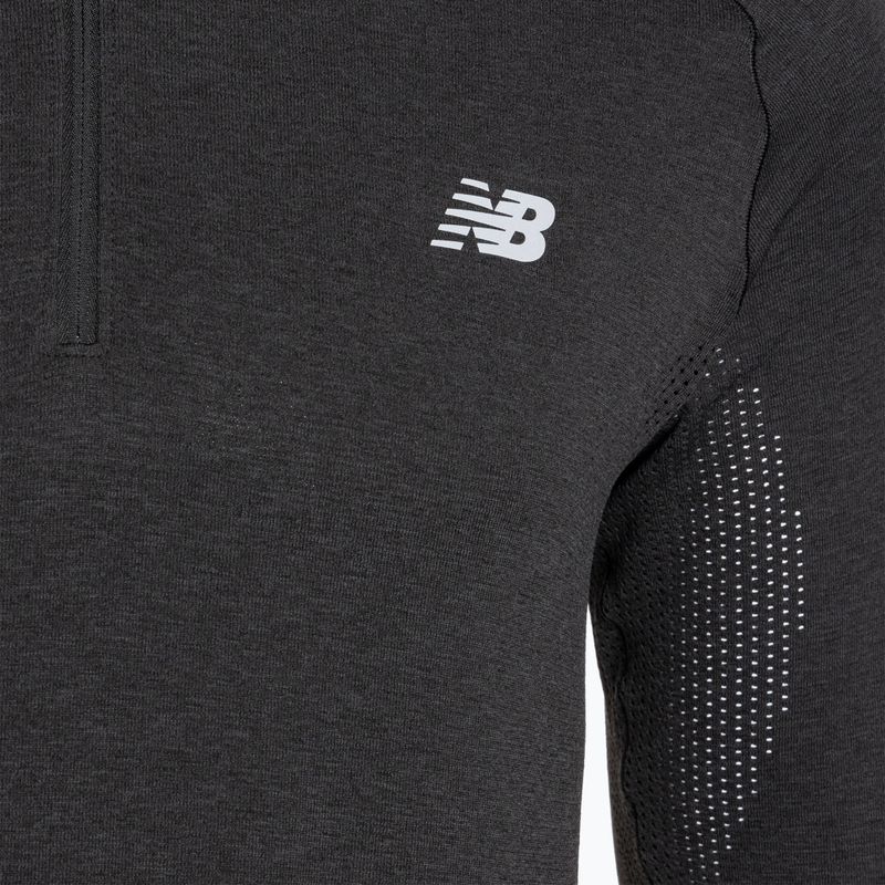 Мъжки потник New Balance Athletics Seamless 1/4 ZIP black 3