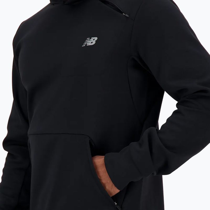 Мъжки New Balance Tech Knit Hoodie black 4