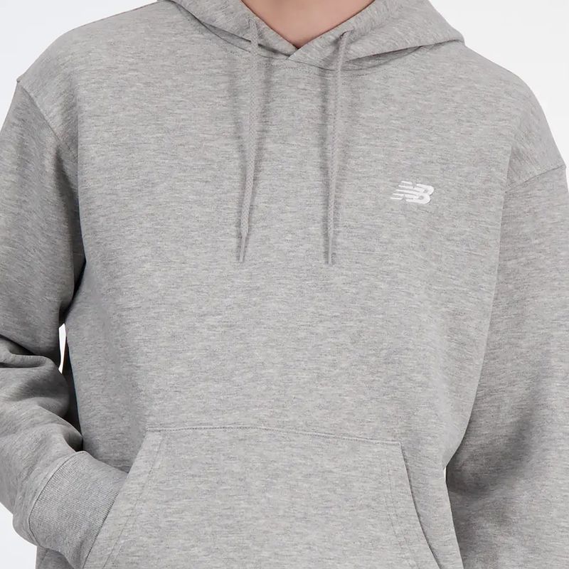 Мъжки суитшърт New Balance Small Logo French Terry Hoodie athletic grey 4