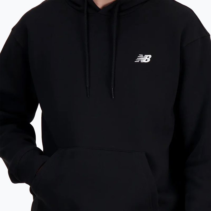 Мъжки New Balance Small Logo French Terry Hoodie black 4