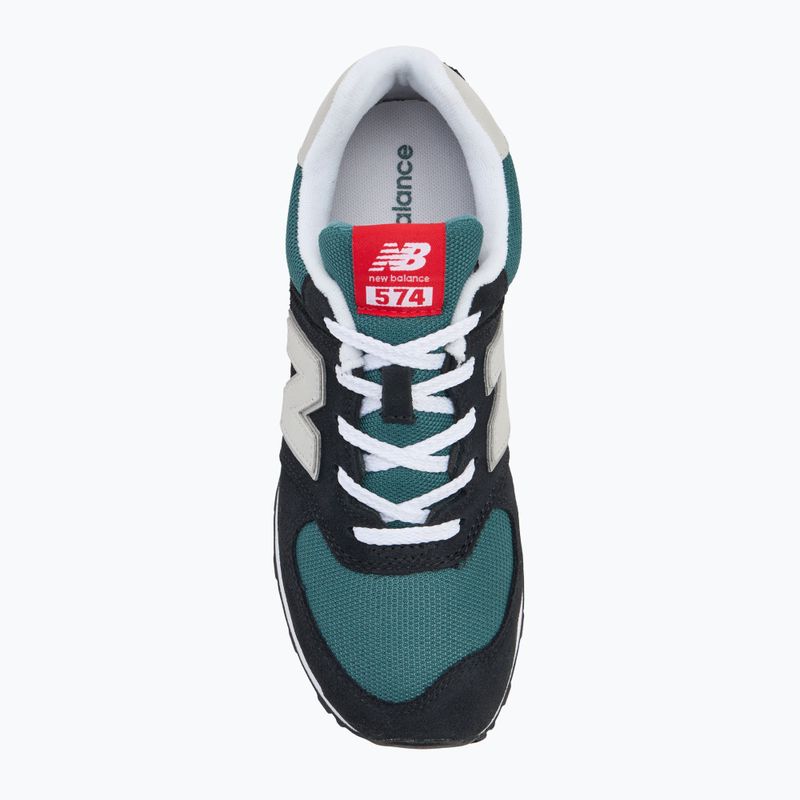 Маратонки New Balance Classic 574's V1 brighton black/green/white 5