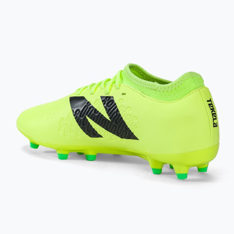 New Balance мъжки футболни обувки Tekela Magique FG V4+ bleached lime glo 3
