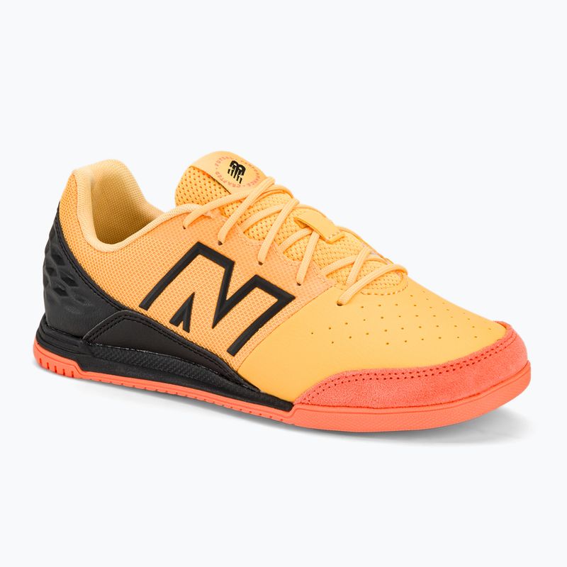 Детски футболни обувки New Balance Audazo Command JNR v6 IN white peach