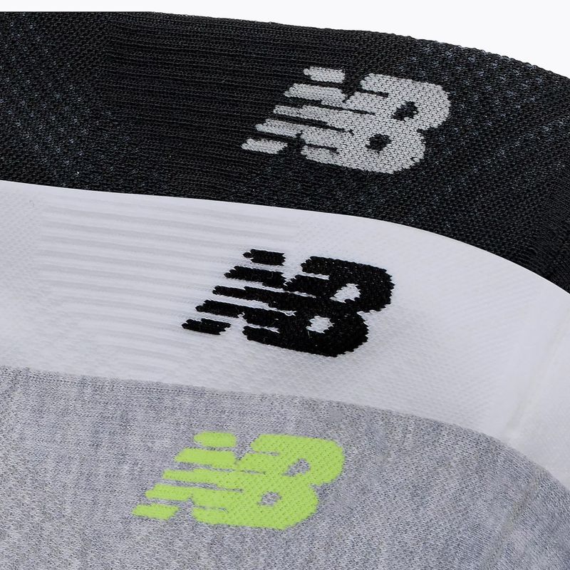 Чорапи New Balance Running Repreve No Show Tab 3 чифта grey/white/black 3