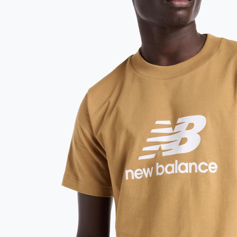 Мъжка тениска New Balance Stacked Logo great plains 3