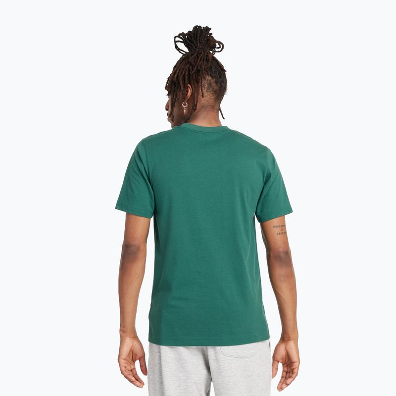 Мъжка тениска New Balance Stacked Logo night watch green 2