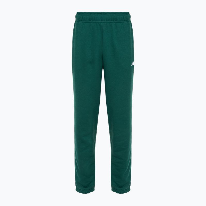 Дамски панталони New Balance French Terry Jogger night watch green