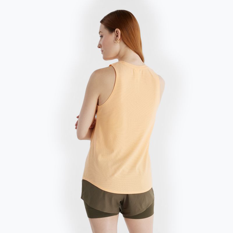 Жените New Balance Jacquard Slim Tank тичане топ праскова цвят 3