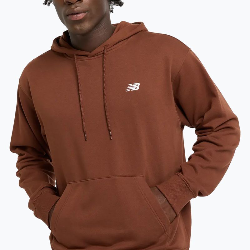 Мъжки суитшърт New Balance Small Logo French Terry Hoodie richoak 5