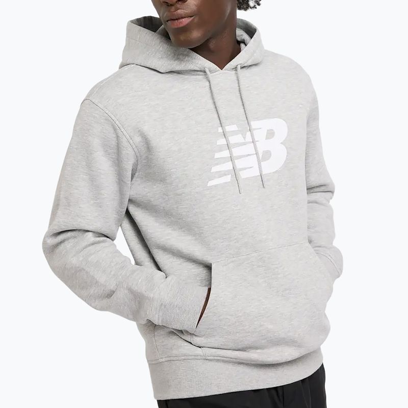 Мъжки суитшърт New Balance Core Brushed Hoodie athletic grey 4