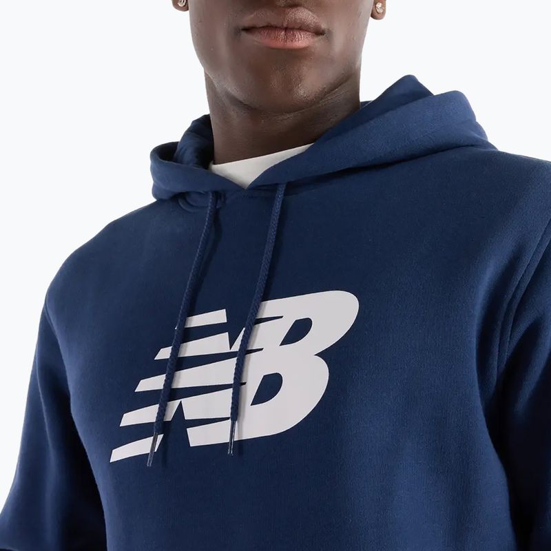 Мъжки суитшърт New Balance Core Brushed Hoodie navy 5