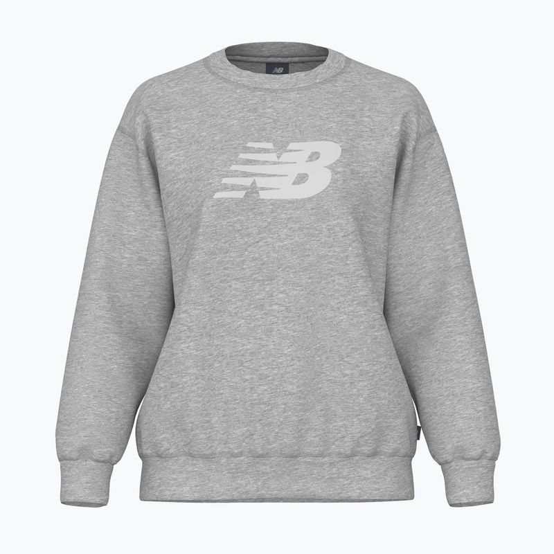 Дамски суитшърт New Balance Sport Fleece Logo Crew athletic grey