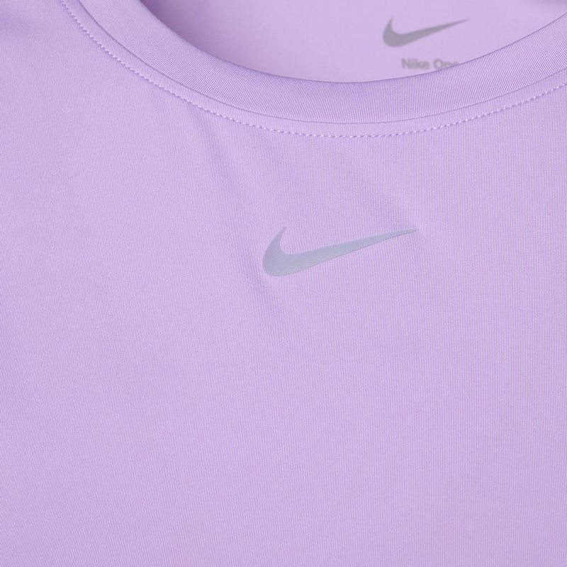 Дамски тренировъчен потник Nike One Classic Dri-Fit lilac bloom/black 3