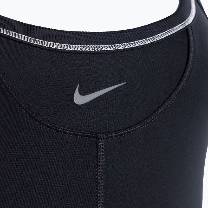 Дамско трико Nike One Dri-FIT Short black/light orewood brown/cool grey 3