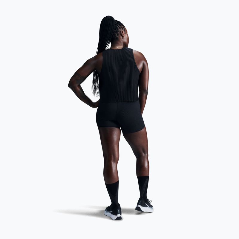 Дамска тениска за бягане Nike AeroSwift Dri-Fit ADV Cropped Tank Top black/white 3