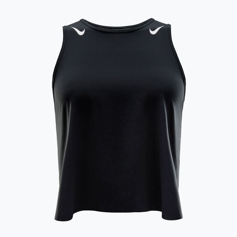 Дамска тениска за бягане Nike AeroSwift Dri-Fit ADV Cropped Tank Top black/white 7