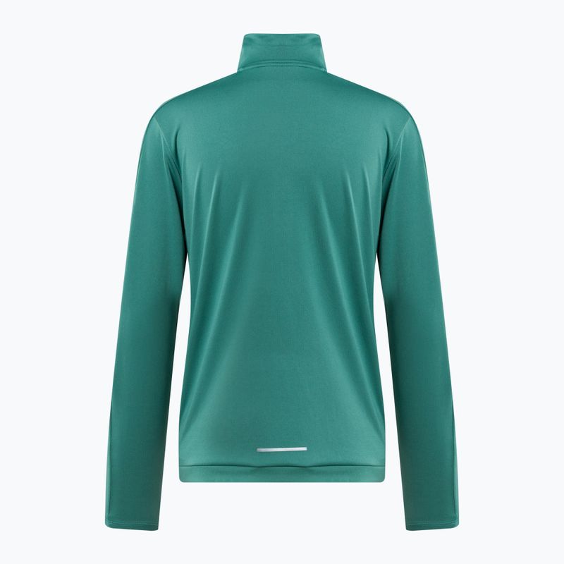 Дамски суитшърт за бягане Nike Swoosh Dri-FIT 1/4-Zip Mid bicoastal/vapor green 2