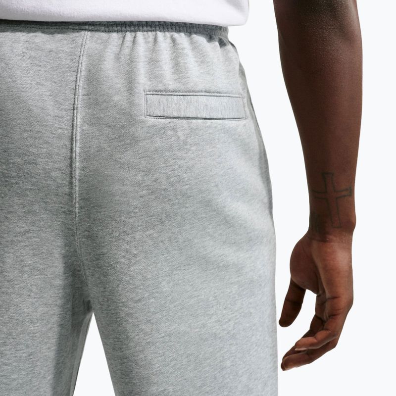 Мъжки панталони за бягане Nike Club French Terry Joggers dark grey heather/light smoke grey/white 6