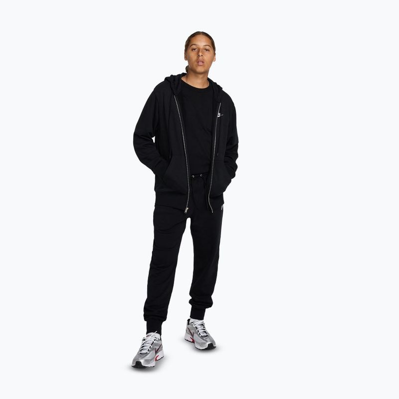 Мъжки панталони Nike Club French Terry Joggers black/black/white 2