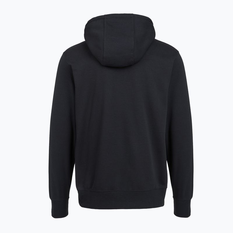 Мъжки суитшърт Nike Club French Terry Pullover Hoodie black/black/white 9