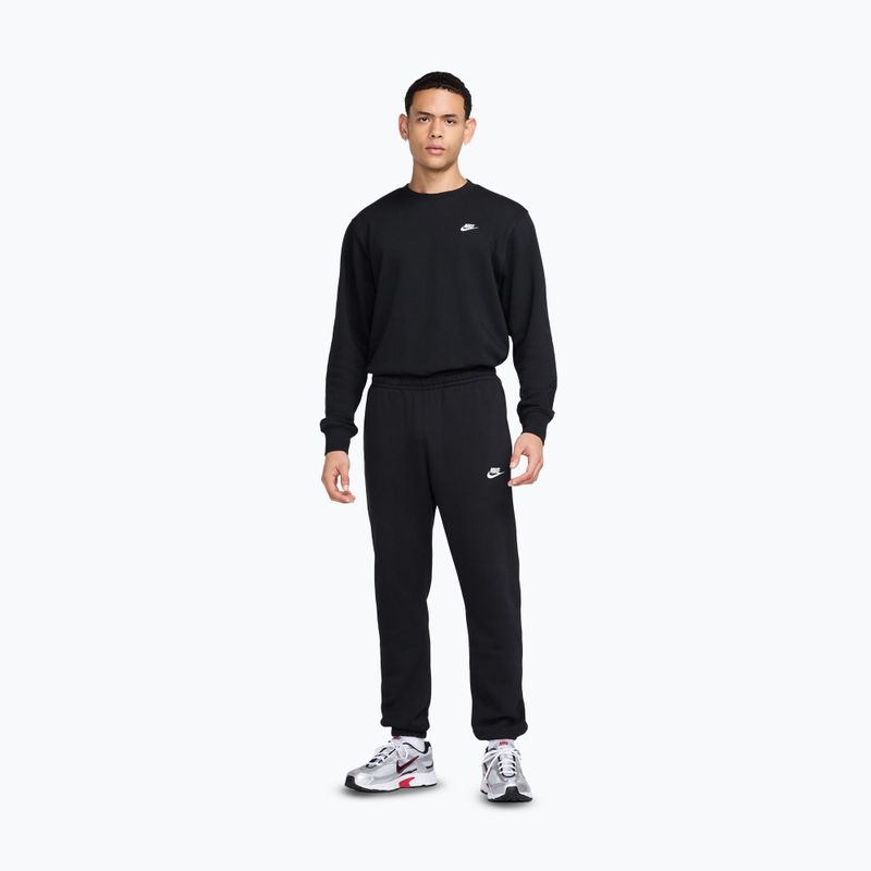 Мъжки суитшърт Nike Club French Terry Crew black/white 2