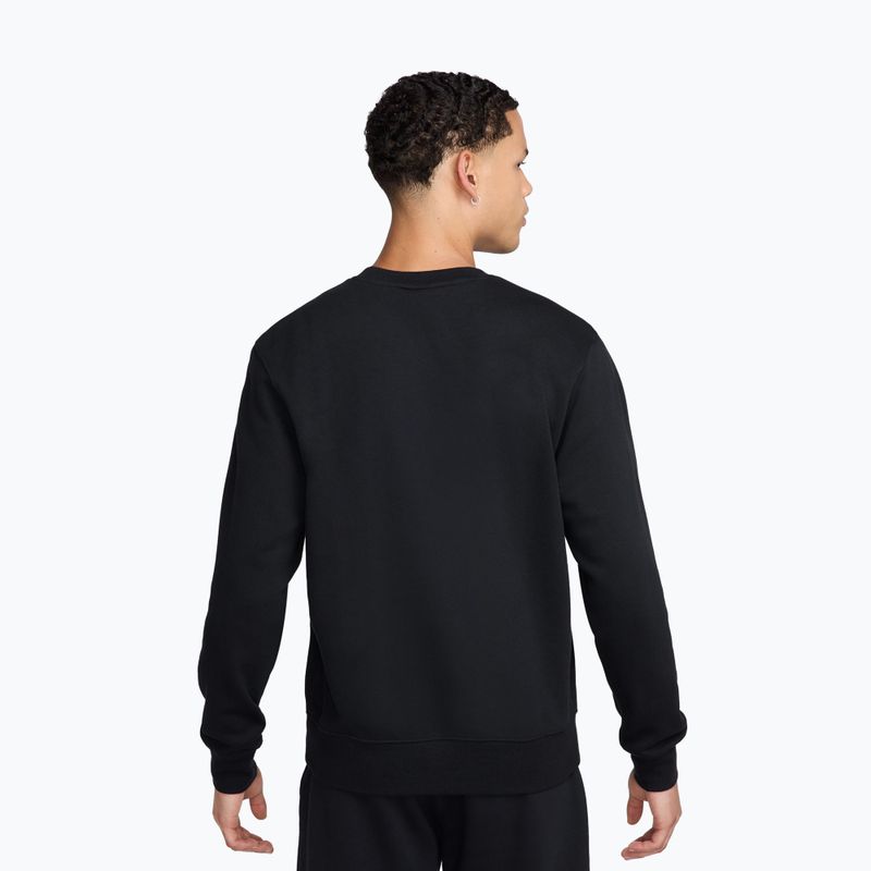 Мъжки суитшърт Nike Club French Terry Crew black/white 3