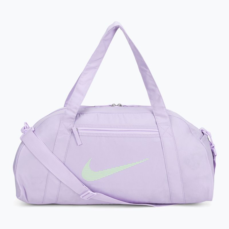 Дамска спортна чанта Nike Gym Club 24 l lilac bloom/lilac bloom/vapor green