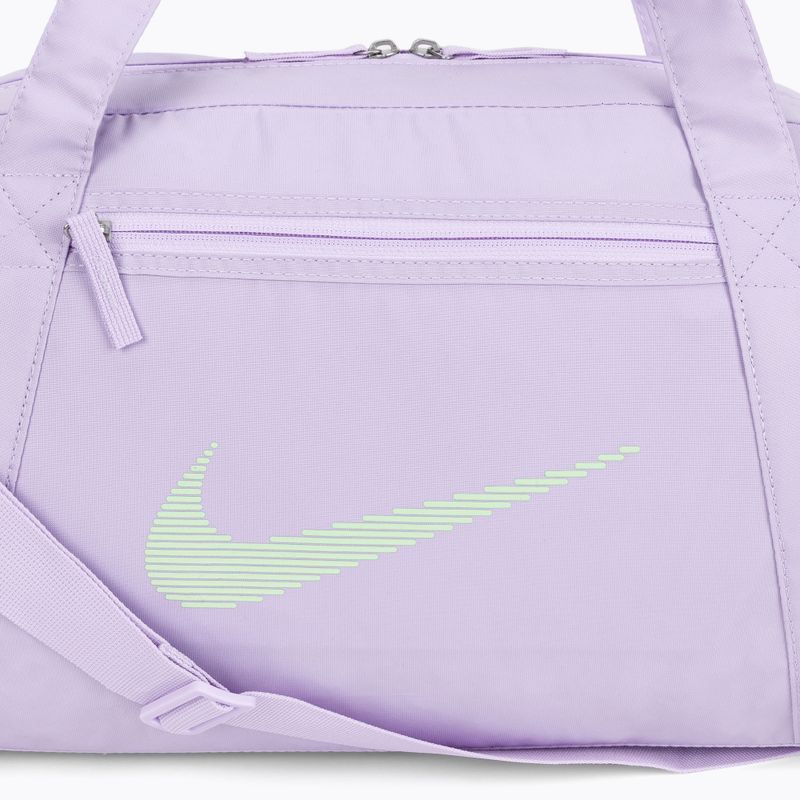 Дамска спортна чанта Nike Gym Club 24 l lilac bloom/lilac bloom/vapor green 4