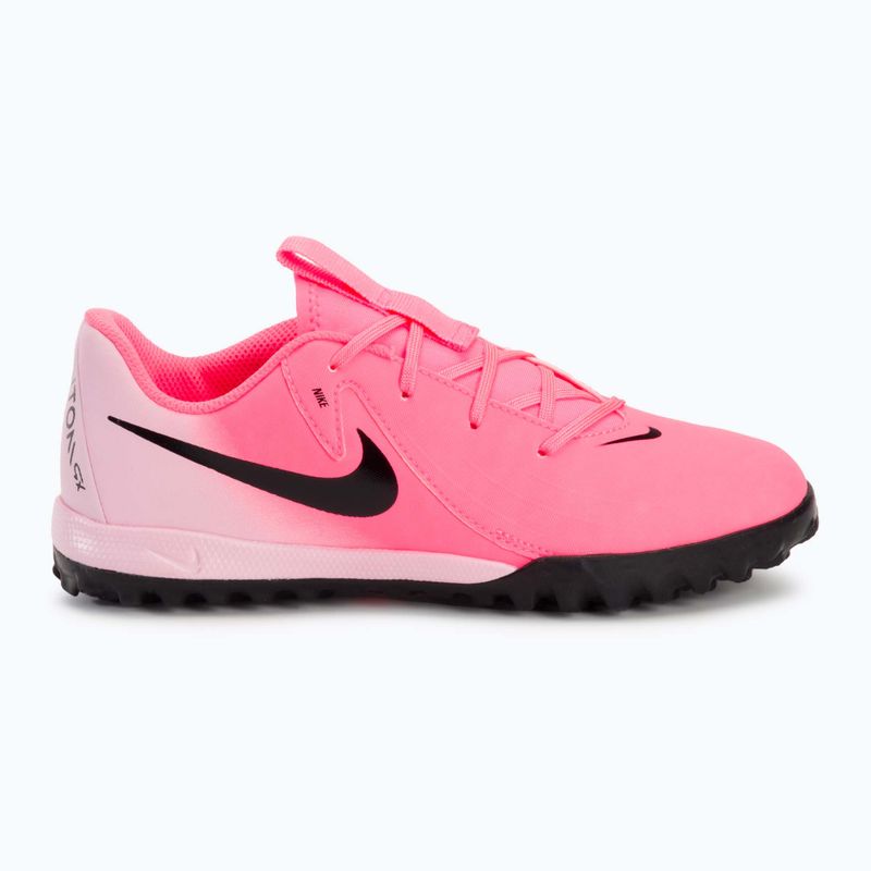 Детски футболни обувки Nike Phantom GX II Academy TF FJ2608-600 sunset pulse/черно 2