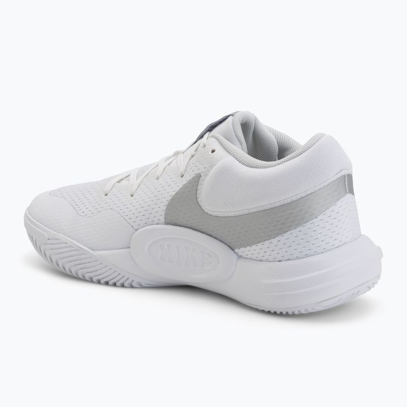 Обувки за волейбол Nike Hyperquick Court Flight white/photon dust/metallic silver 3