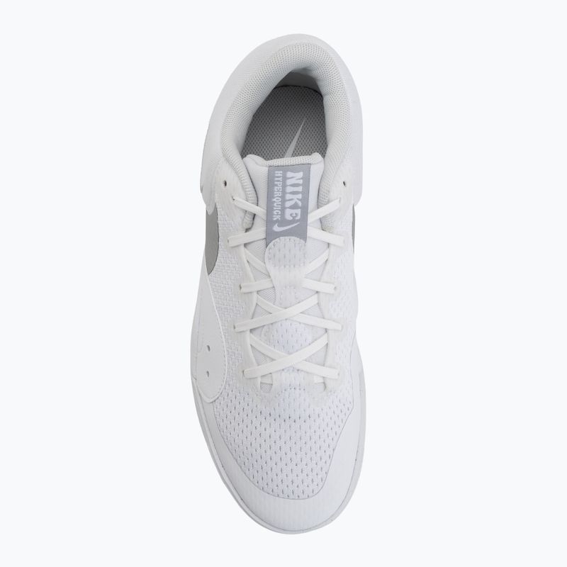 Обувки за волейбол Nike Hyperquick Court Flight white/photon dust/metallic silver 5