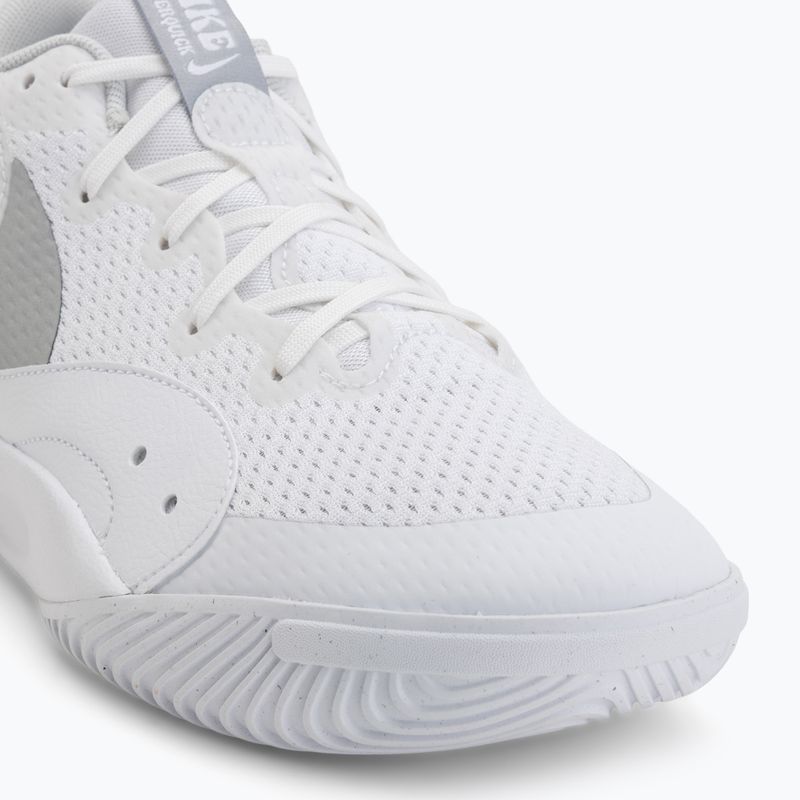Обувки за волейбол Nike Hyperquick Court Flight white/photon dust/metallic silver 7